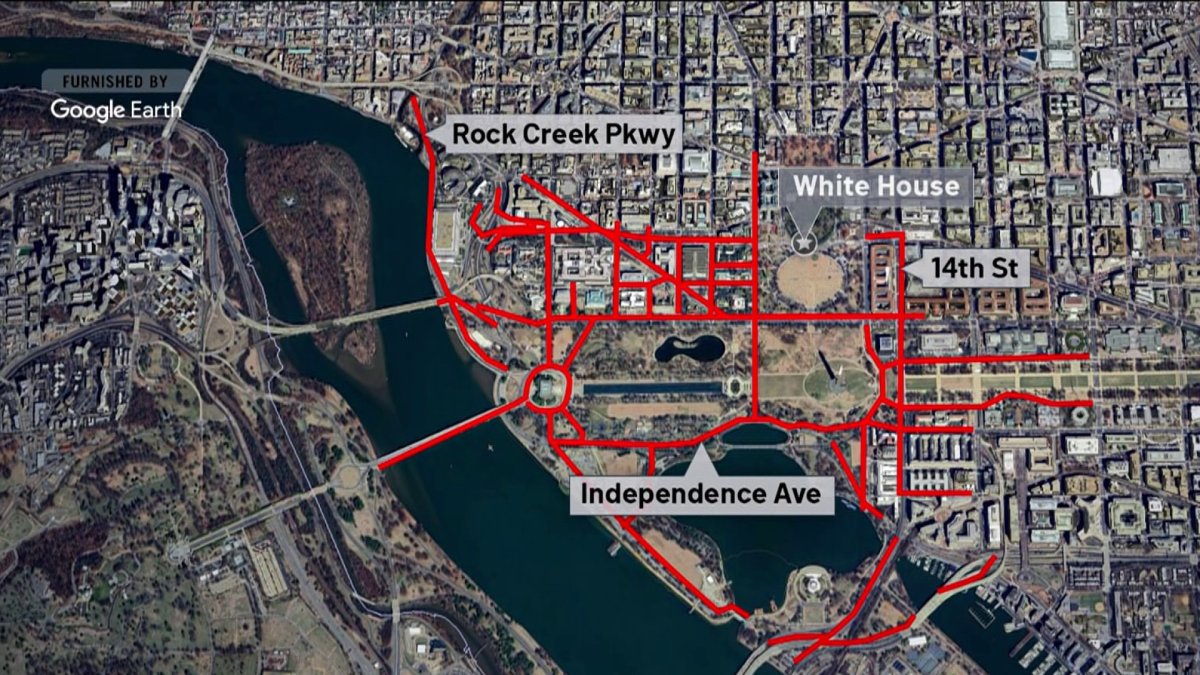 Military Parade Road Closures Continue Until Monday Morning Nbc4