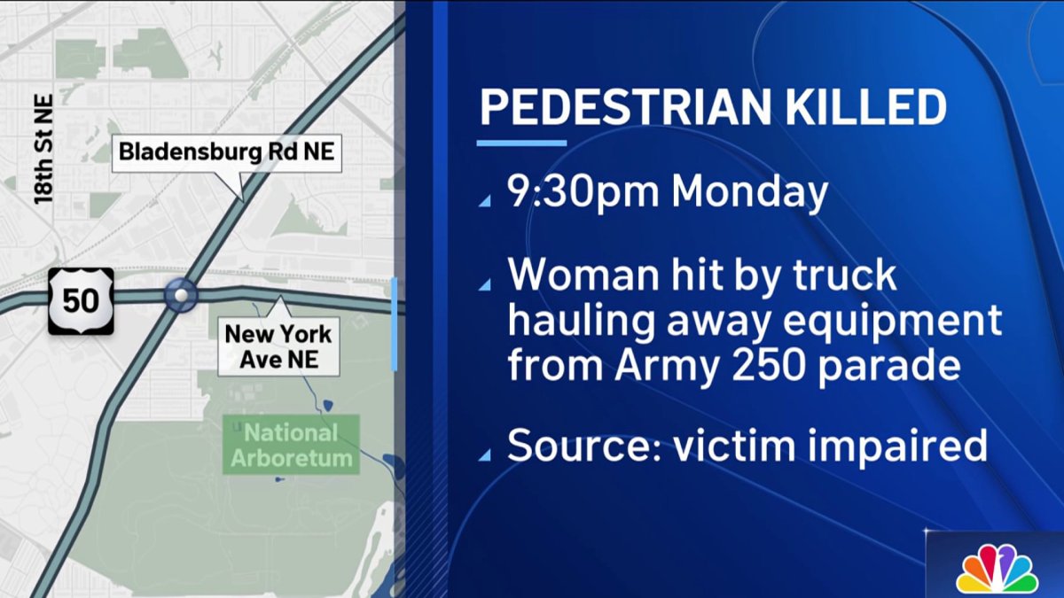 DC pedestrian hit and killed by truck hauling tank after military ...