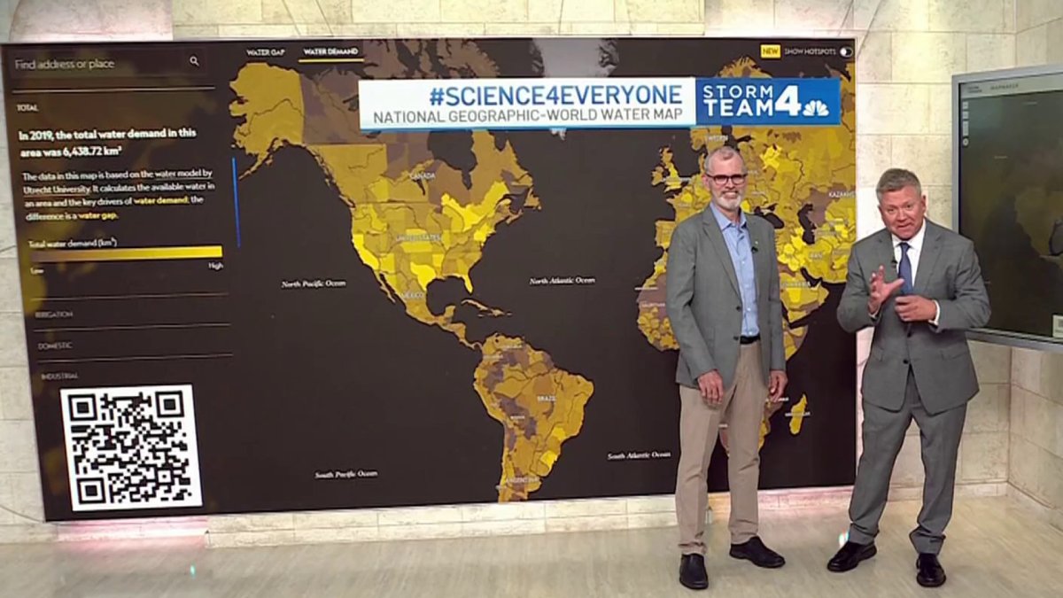 National Geographic geographer uses tool to track water supply