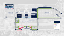 NASCAR Chicago course map 2025