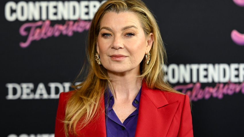 File. Ellen Pompeo at the Deadline Contenders Television 2025 held at the Directors Guild of America on April 05, 2025 in Los Angeles, California.
