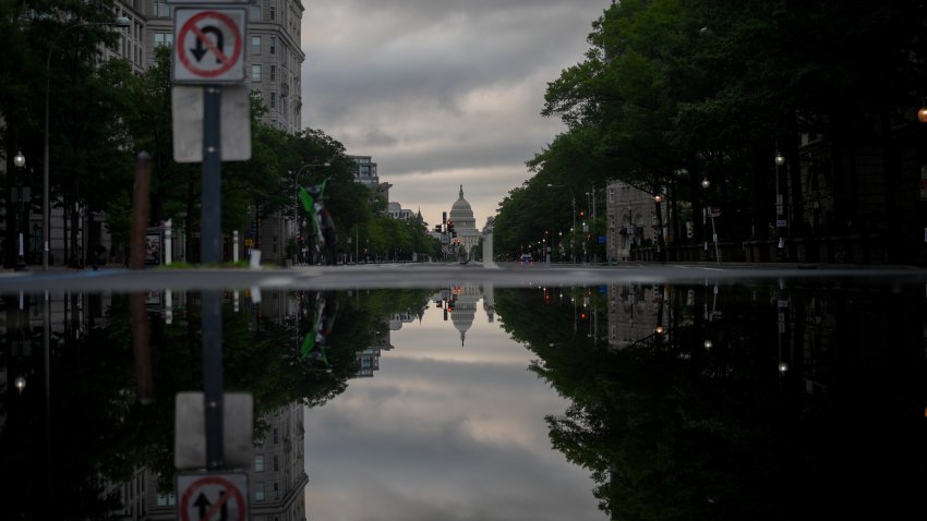 The US Capitol ahead of the US Army’s 250th Anniversary Parade in Washington, DC, US, on Saturday, June 14, 2025. US President Donald Trump is hosting a military parade marking the 250th birthday of the US Army, as well as his own 79th birthday. Photographer: Eric Thayer/Bloomberg via Getty Images