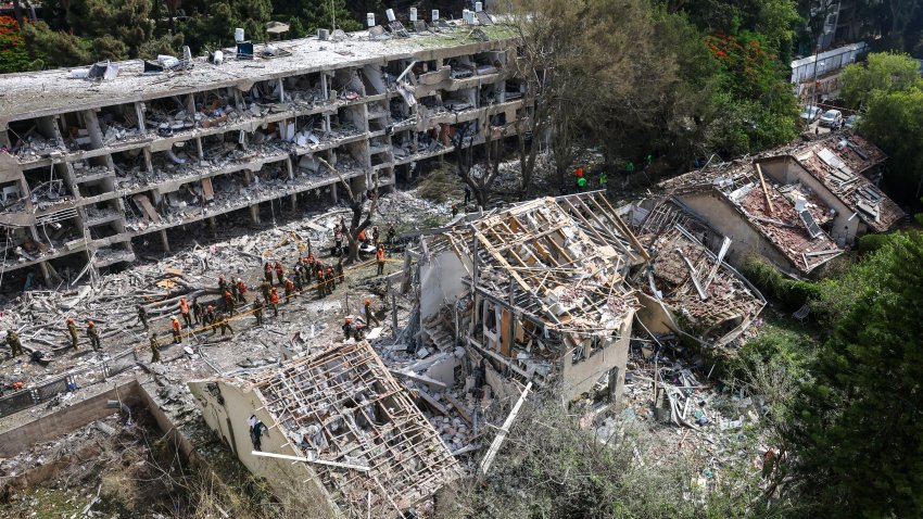 At least 16 people were hurt and at least one impact was reported in central Israel after Iran launched two waves of missiles at the country following the U.S. bombing of its nuclear sites, rescue services and reports said.