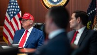 Donald Trump inside the Situation Room