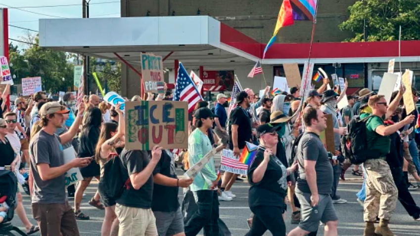 Salt Lake City protestors