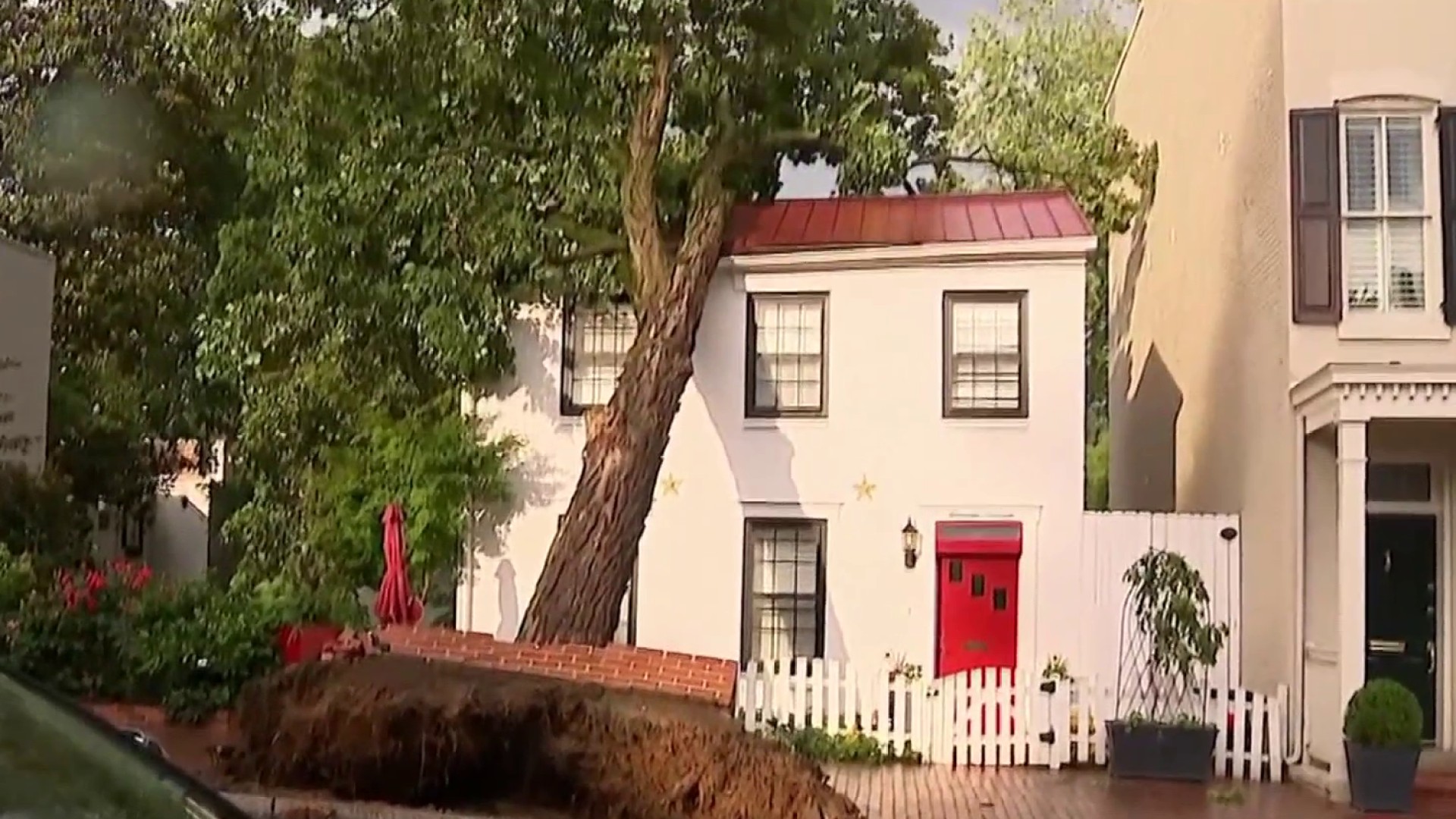 Storms topple trees and electric wires in DC area – NBC4 Washington