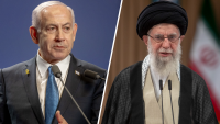 Benjamin Netanyahu and Ayatollah Ali Khamenei