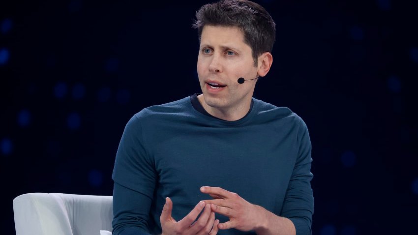 Open AI CEO Sam Altman speaks during Snowflake Summit 2025 at Moscone Center on June 02, 2025 in San Francisco, California.