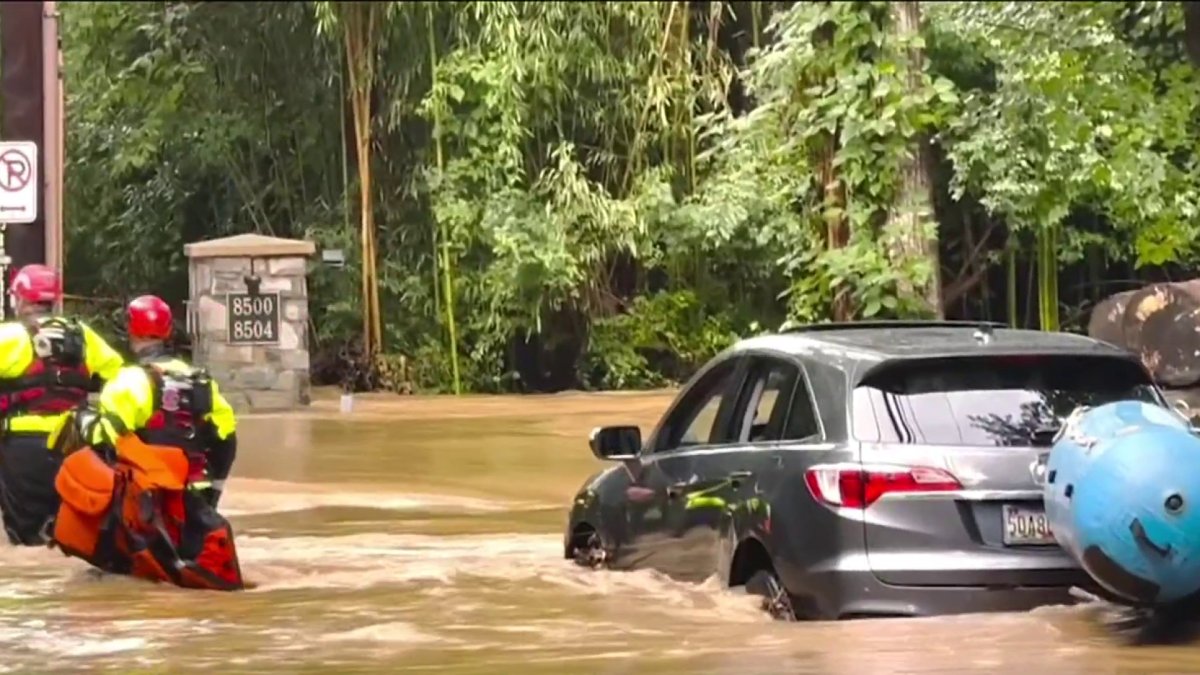 Multiple people rescued from floodwaters in Montgomery County – NBC4 ...