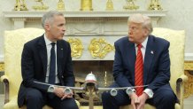 Mark Carney and Donald Trump