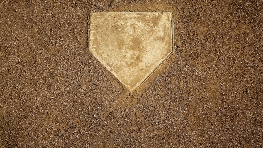 File photo of a home plate