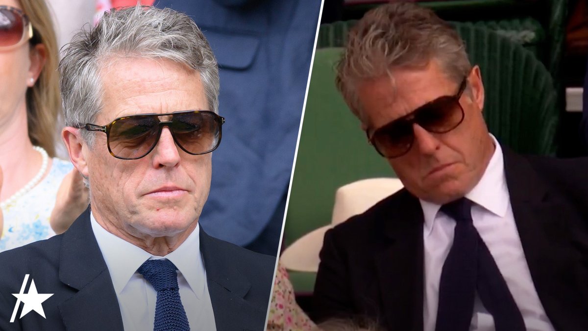 Hugh Grant goes viral for appearing to fall asleep at Wimbledon NBC4