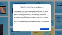  Virginia law requires your consent to collect or use information about your potential or actual purchase of reproductive or sexual health products or services. By viewing, searching for, or buying these products or services on our site, or using related features such as Baby Registry, you consent to our use of this information to complete your purchase, provide the requested feature, and for general analytics, operations, and fraud prevention. If you do not consent, please avoid viewing, searching for, using, or purchasing these products, services, or features, unquote.
