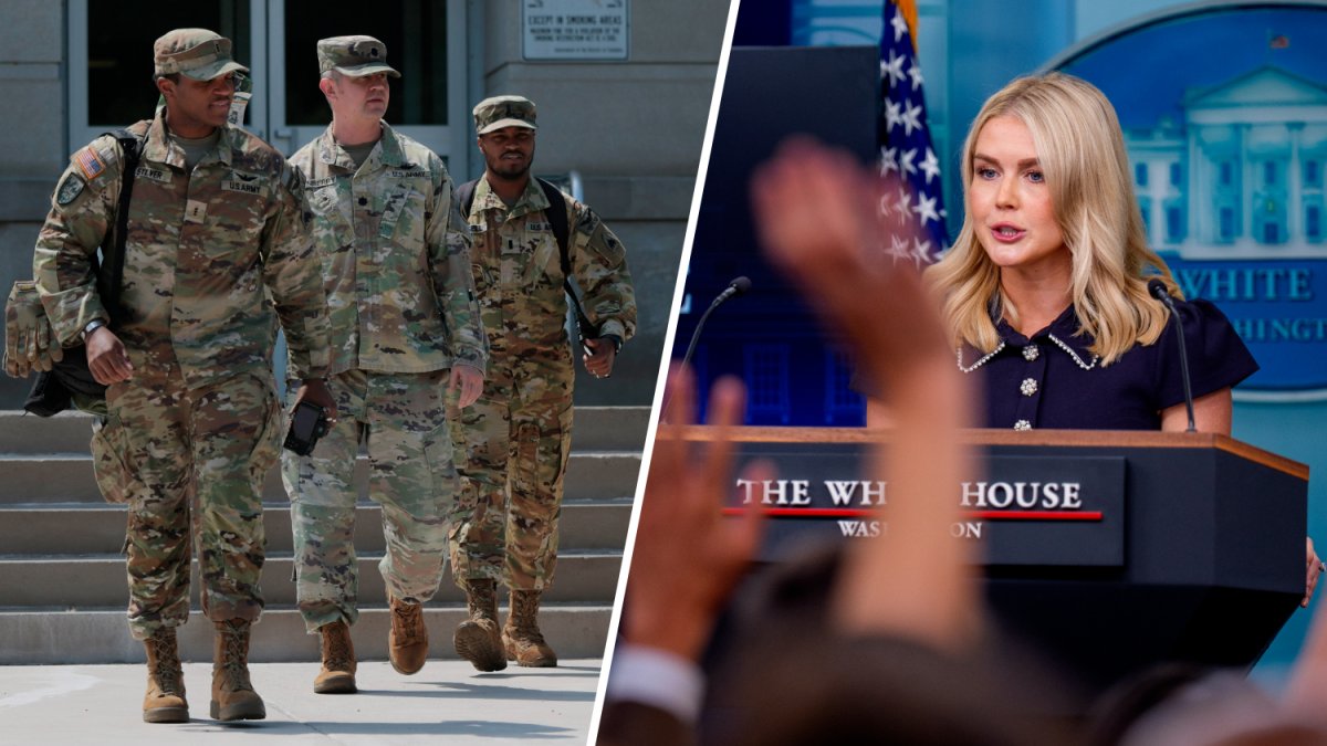 National Guard troops arrive in DC amid Trump’s police takeover – NBC4 ...