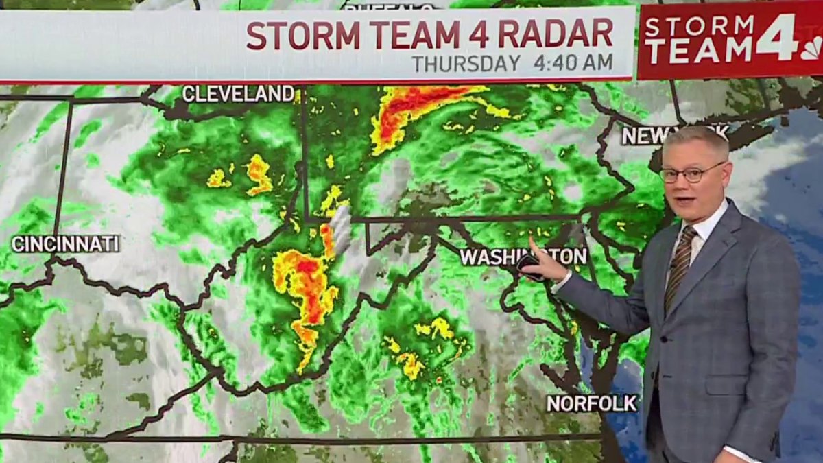 Storm Team4 Meteorologists have today's weather and the forecast for D.C., Maryland and Virginia, including any weather alerts and warnings.