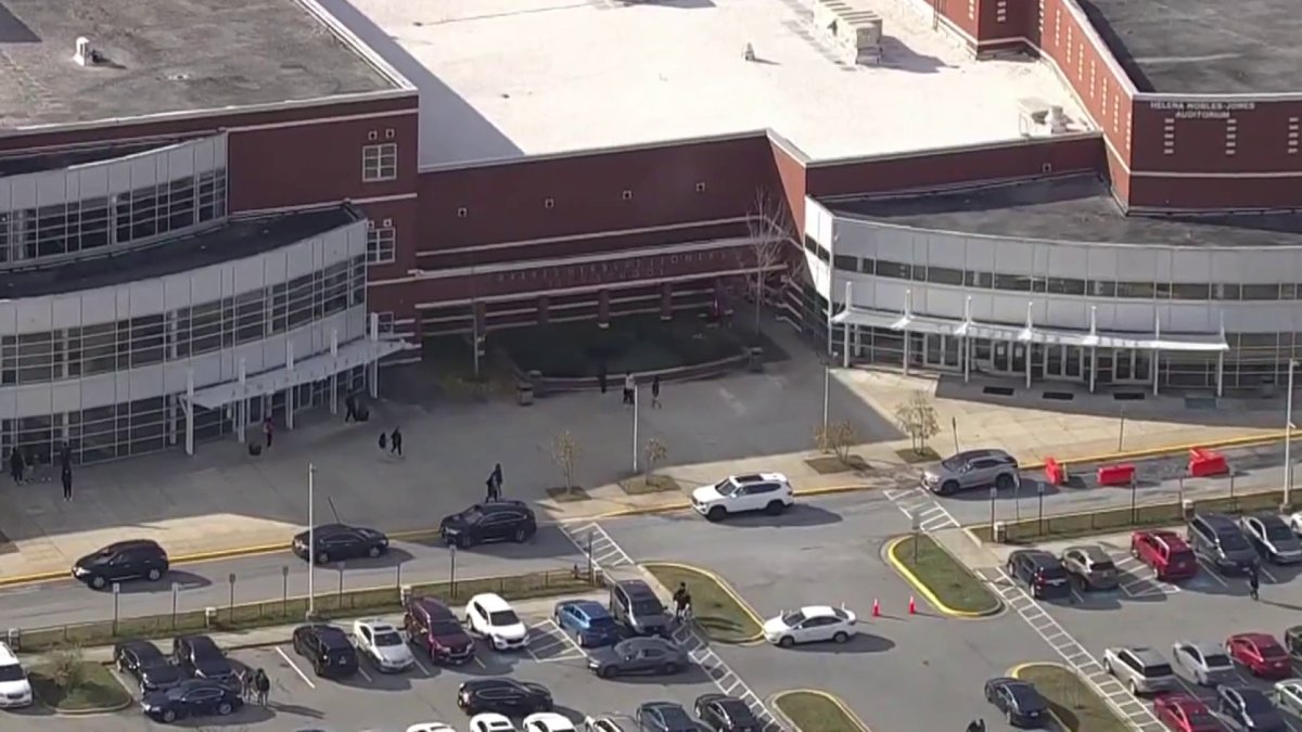 Charles Herbert Flowers High School in Prince George's County is on lockdown due to a gun found on school grounds, according to police.