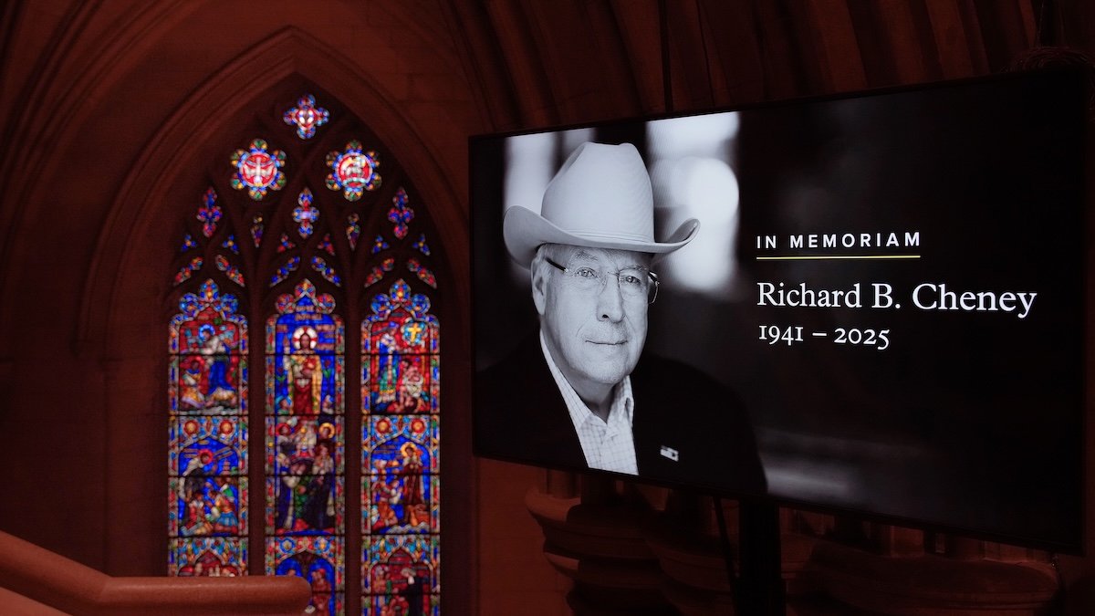 Former Vice President Dick Cheney's funeral service at Washington National Cathedral was a bipartisan show of respect.