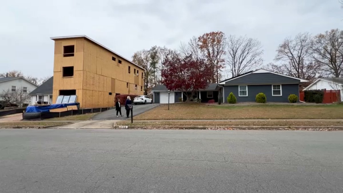 A home construction project has people in Fairfax County talking — and leaders reexamining building rules.