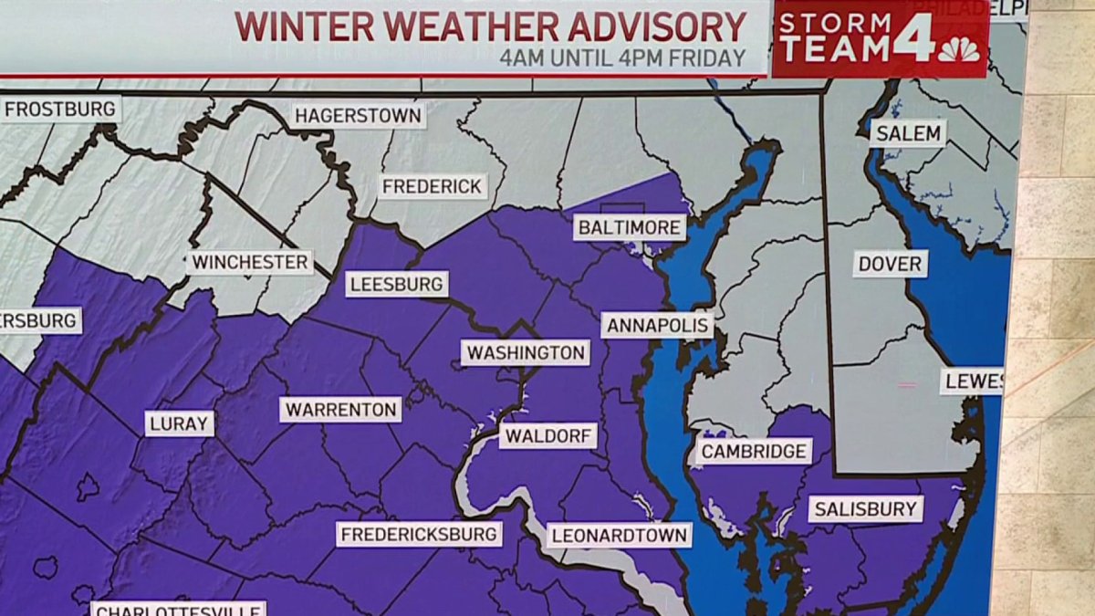 Snow moving in overnight: The News4 Rundown – NBC4 Washington