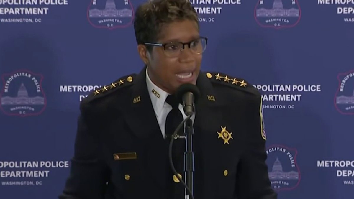 ‘F you’: DC police chief ‘forgives’ haters in fiery farewell speech ...