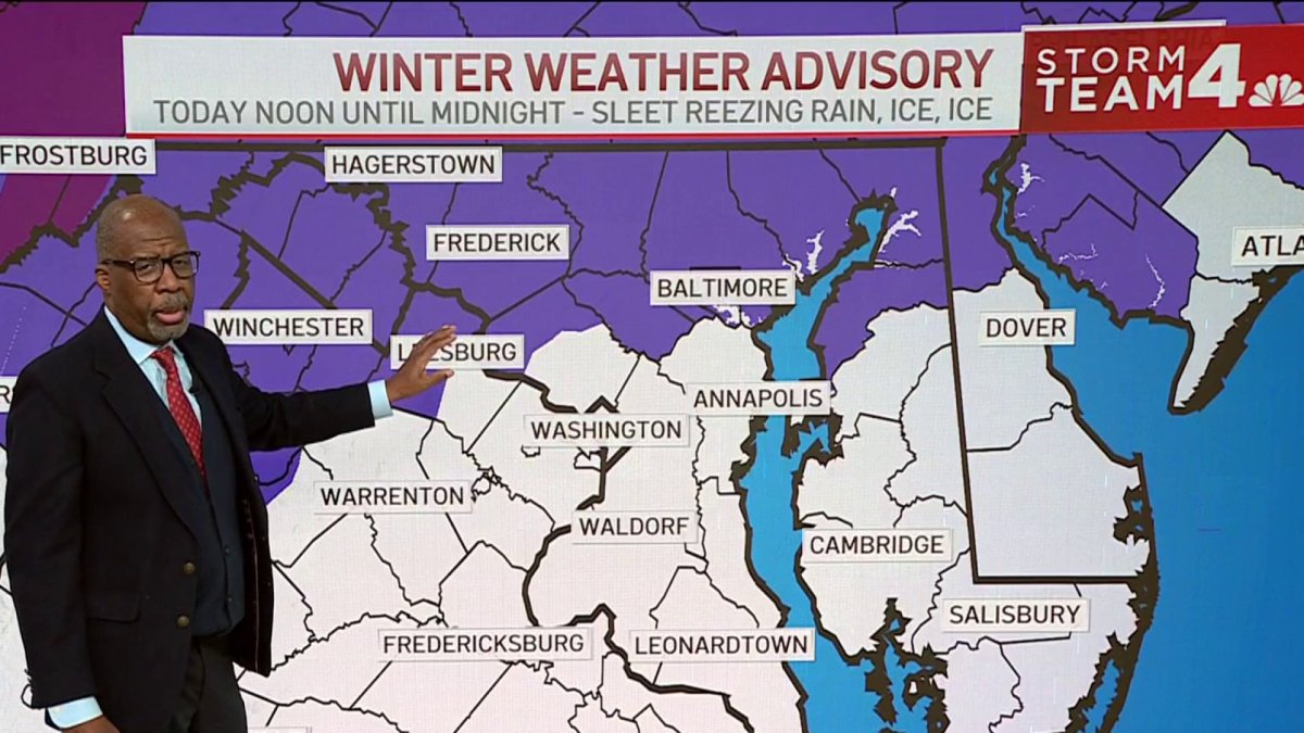 Storm Team4 Meteorologists have today's weather and the forecast for D.C., Maryland and Virginia, including any weather alerts and warnings.