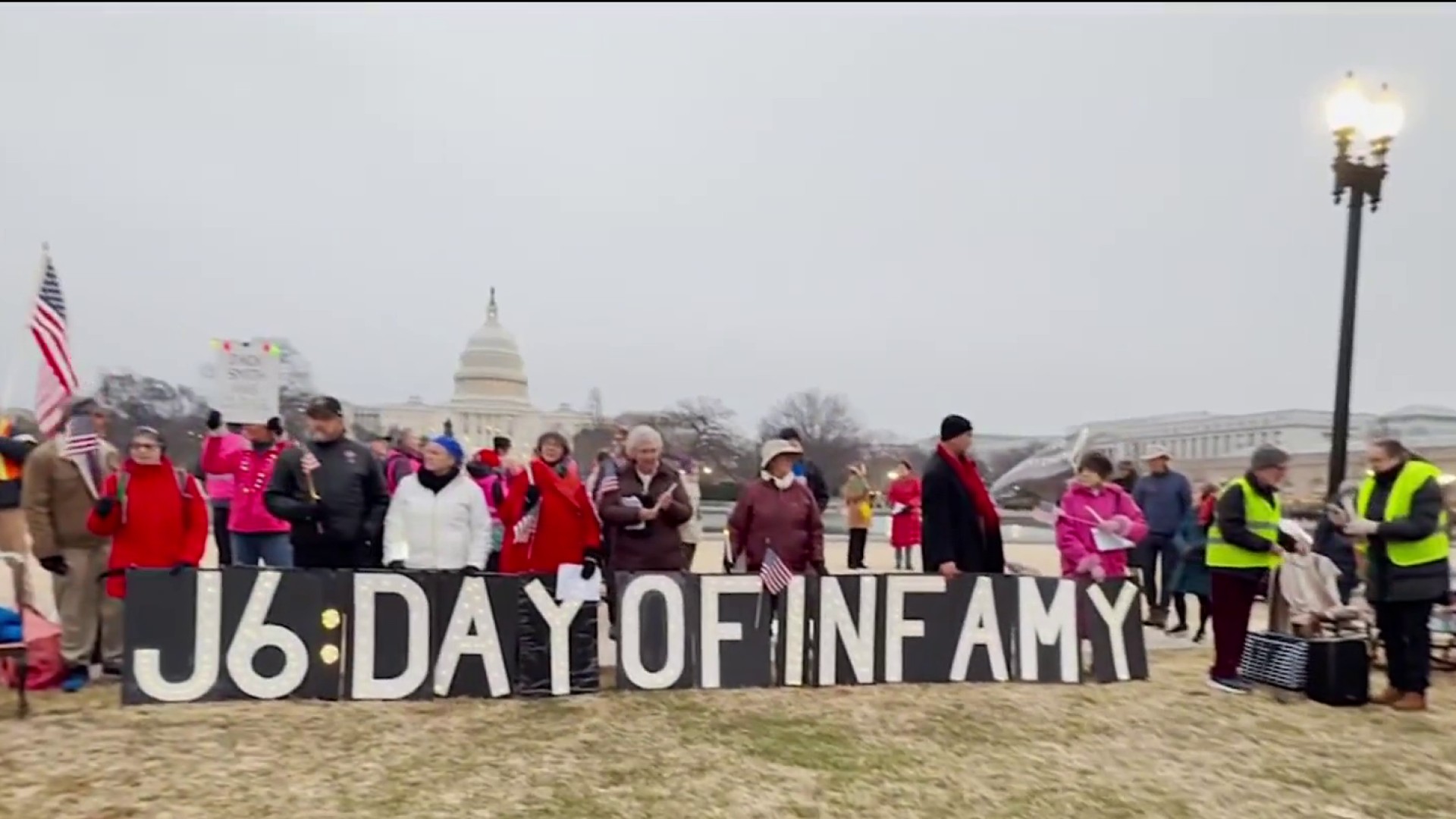 Demonstrators hold vigil marking 5 years since Capitol Riot – NBC4