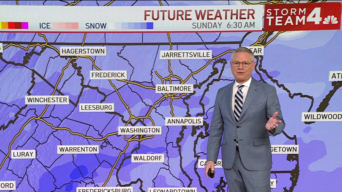 Storm Team4 Meteorologists have today's weather and the forecast for D.C., Maryland and Virginia, including any weather alerts and warnings.