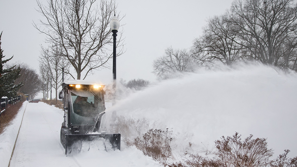 Get live updates on the weather forecast, potential snow totals, road conditions, plowing schedules and more for DC, Maryland and Virginia.