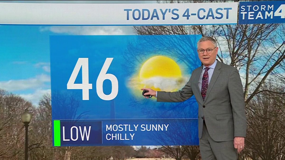 Storm Team4 Meteorologists have today's weather and the forecast for D.C., Maryland and Virginia, including any weather alerts and warnings.