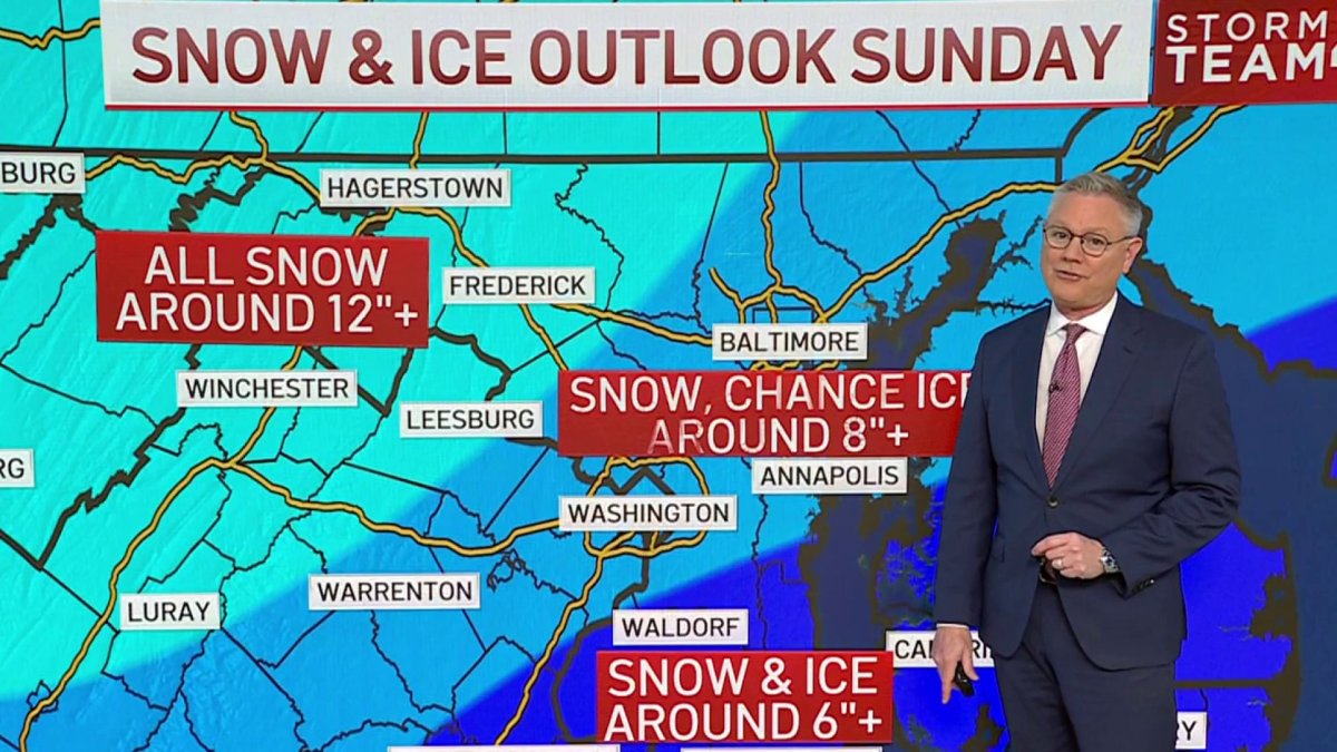Storm Team4 Meteorologists have today's weather and the forecast for D.C., Maryland and Virginia, including any weather alerts and warnings.