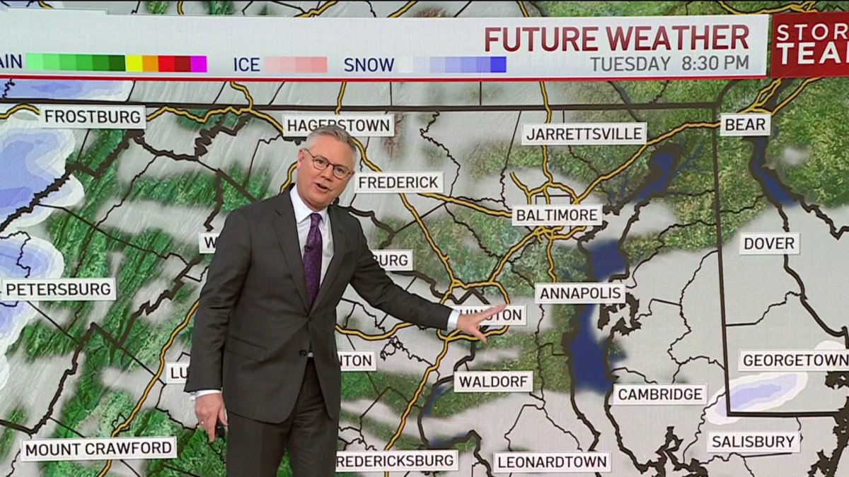 Storm Team4 Meteorologists have today's weather and the forecast for D.C., Maryland and Virginia, including any weather alerts and warnings.