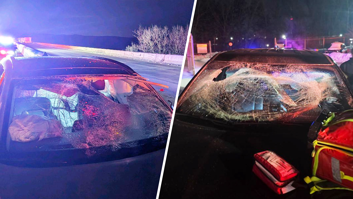 Clear ice off your car: Flying ice shatters windshields, hurts deputy and 2 others