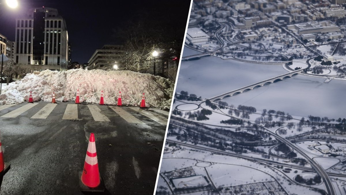 Impassable and slick roads, a call to limit water use and school closures show the storm recovery challenges in D.C., Maryland and Northern Virginia.