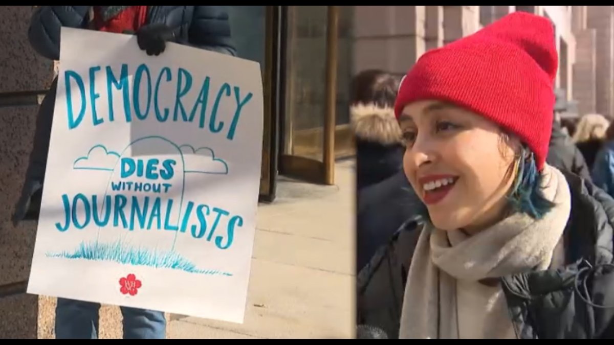 ‘Save the Post’: Laid-off journalists rally outside Washington Post ...