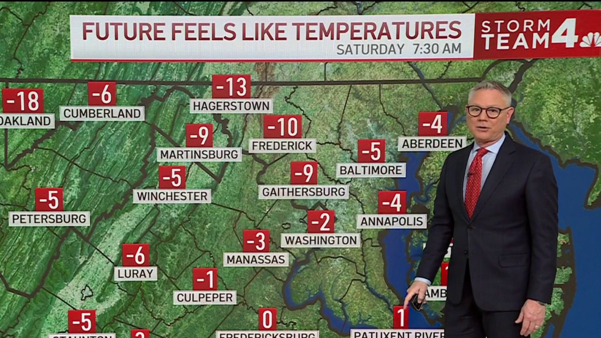 Storm Team4 Meteorologists have today's weather and the forecast for D.C., Maryland and Virginia, including any weather alerts and warnings.