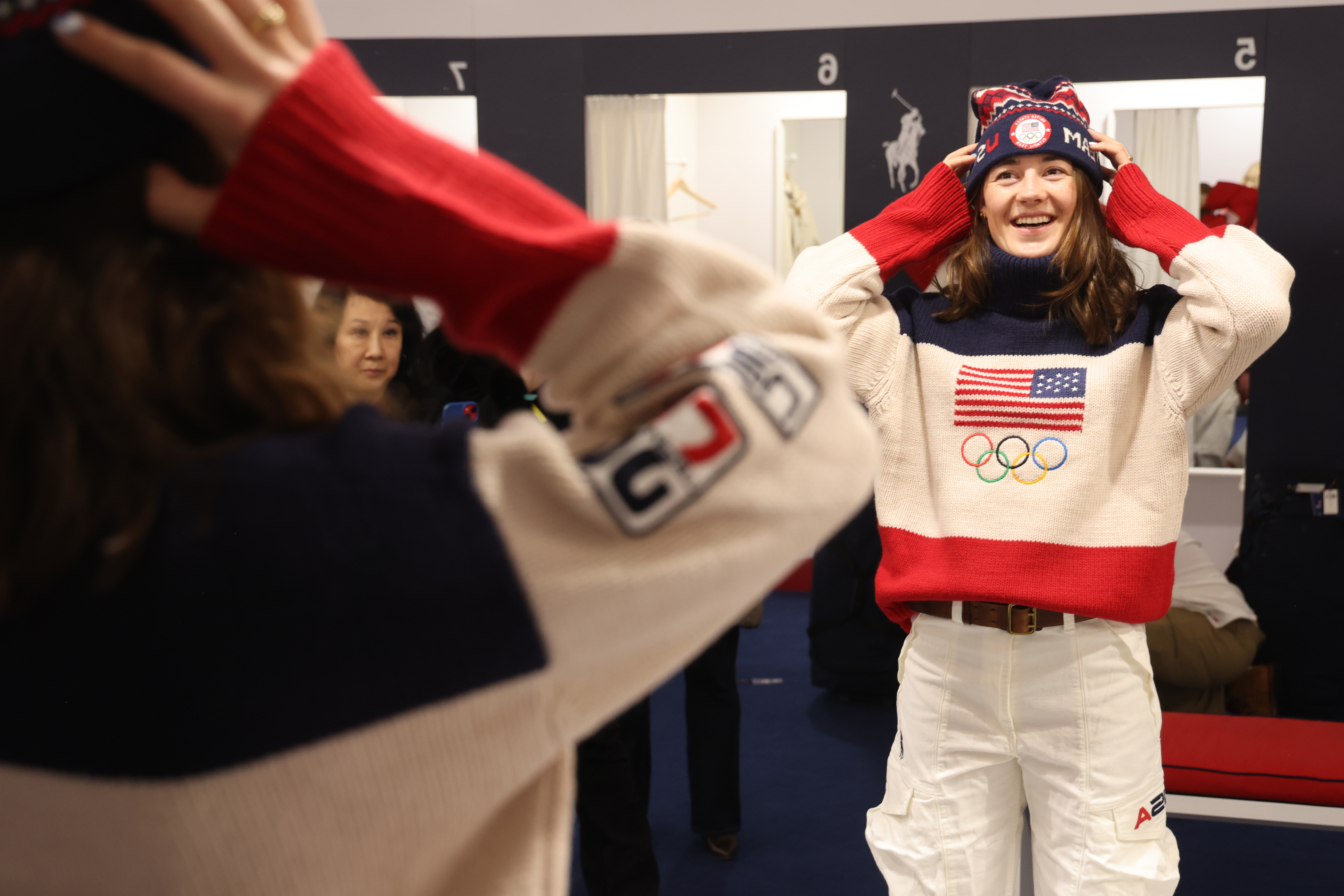 Olympians unveil their free Team USA swag in epic haul videos