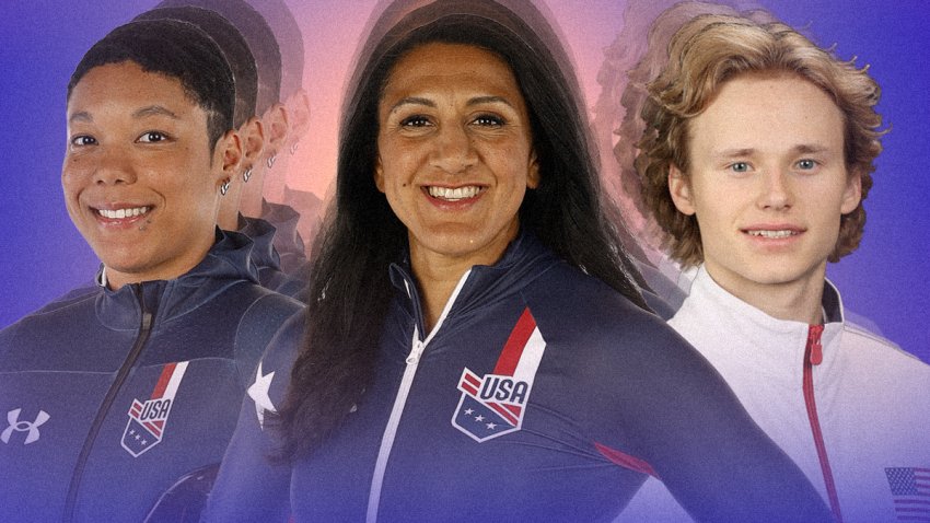Elana Meyers Taylor, Mystique Ro and Ilia Malinin