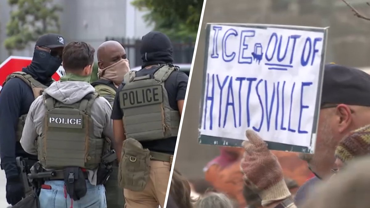‘ICE out now’: Proposed ICE facility in Hyattsville sparks protest ...