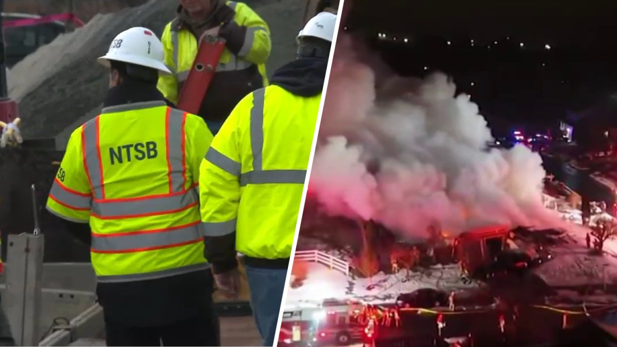 Federal investigators are giving an update on the Centreville, Virginia, house explosion and ongoing natural gas leak.