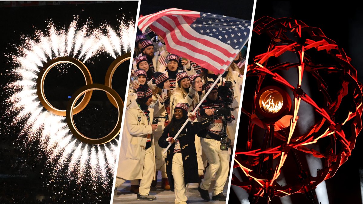 Photos from the opening ceremony of Milan Cortina Olympics – NBC4 ...