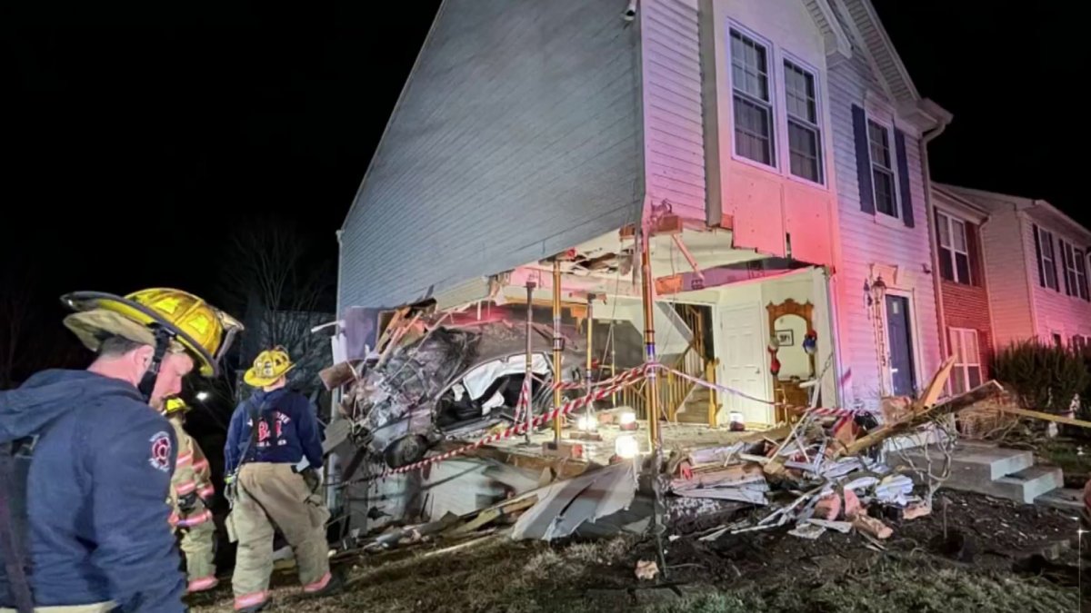 ‘The car is in my living room’: Germantown couple displaced after crash ...