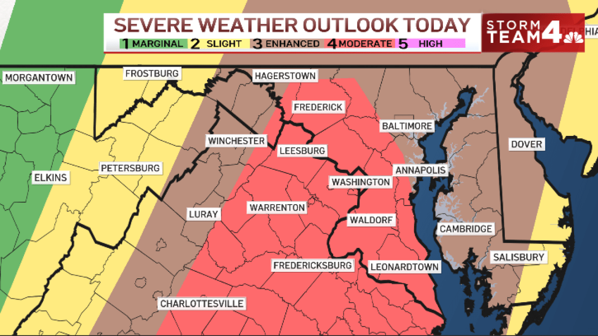 Weather Alert: Tornado warnings for parts of Northern Virginia as storms move through