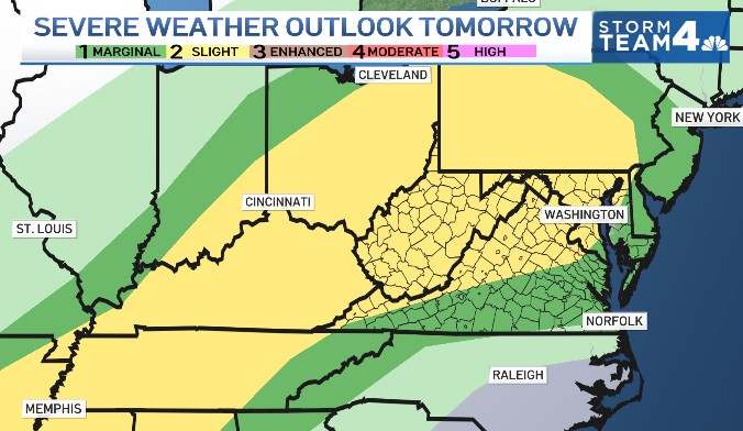 Storm Team4 forecast: Warmest day of week in DC, Maryland and Virginia ...