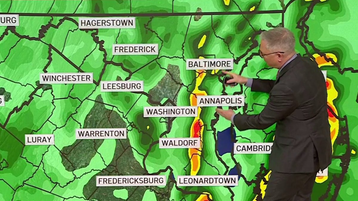 Live coverage: Tornado warnings in Virginia and watch for DC area as severe storms roll in