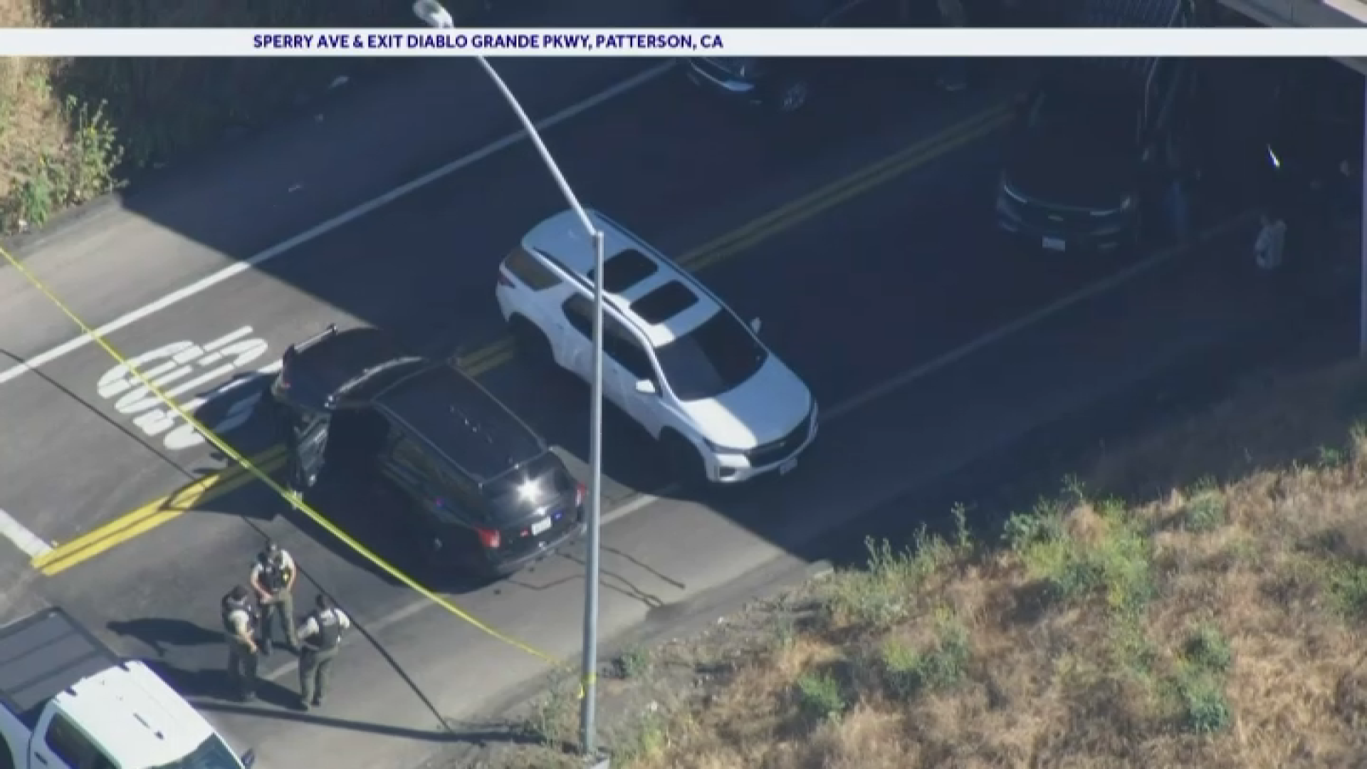 Authorities investigate a shooting involving U.S. Immigration and Customs Enforcement agents in Stanislaus County.
