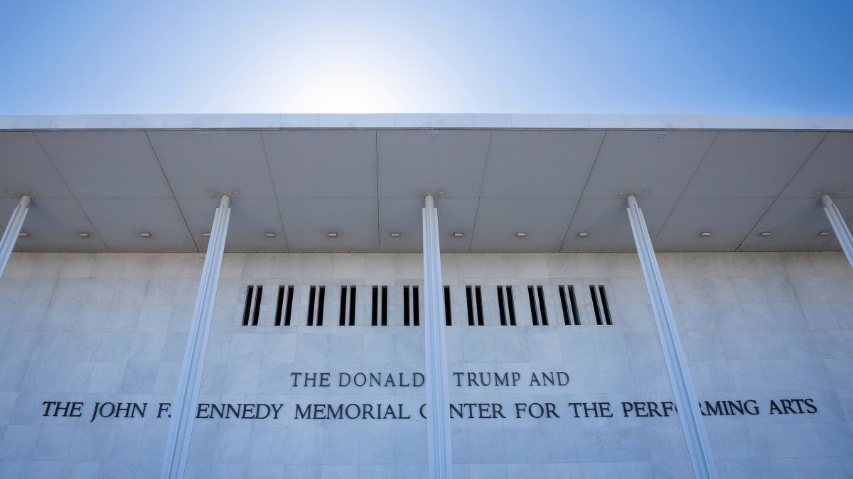 Trump branding removed from Kennedy Center website