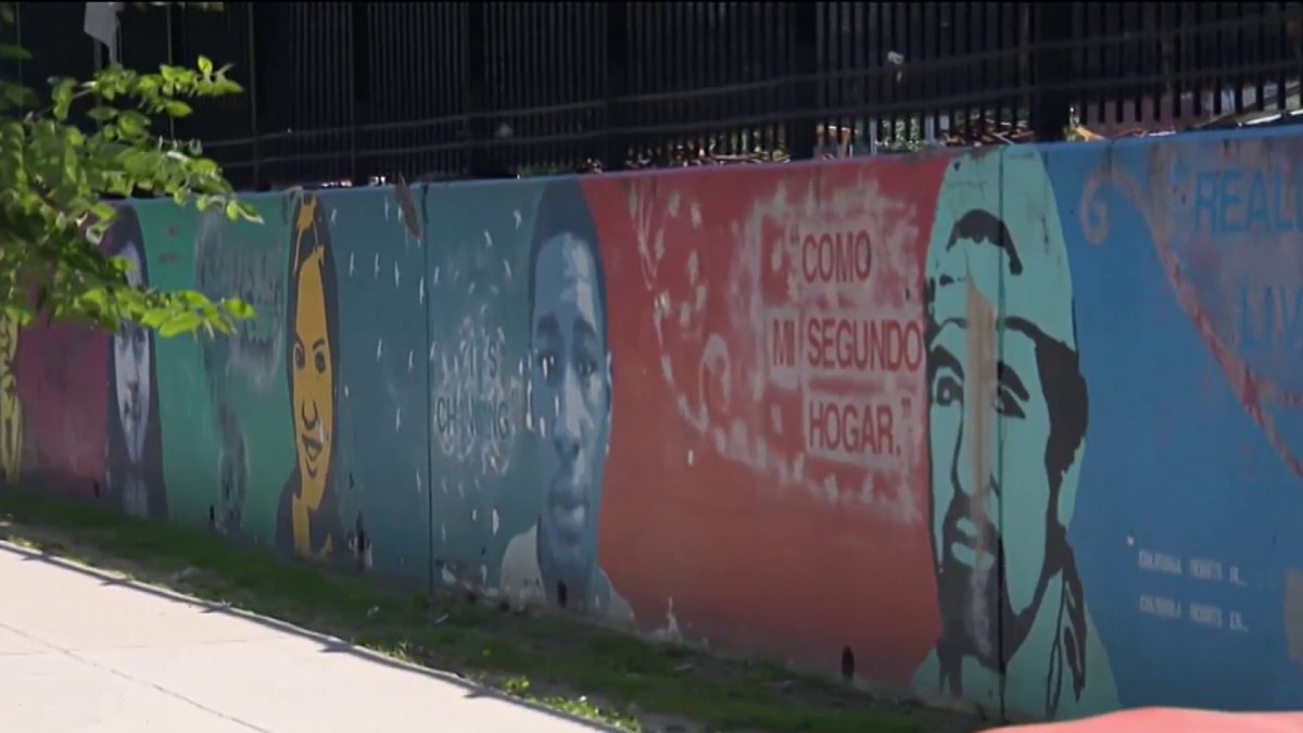 Murals around Tubman Elementary coming down amid construction