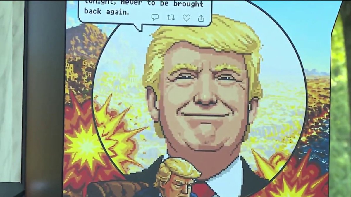 Order a Diet Coke, or bomb Iran? Satirical video game pops up at DC War Memorial