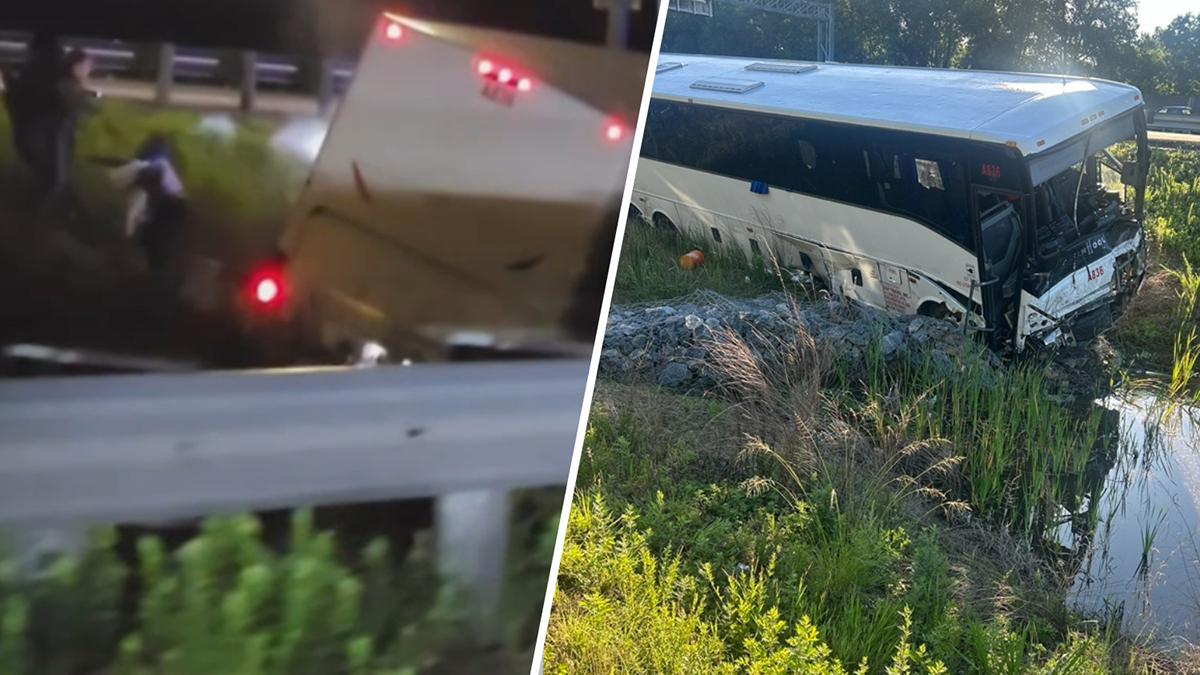 5 dead, 44 taken to hospitals after I-95 bus crash in Stafford