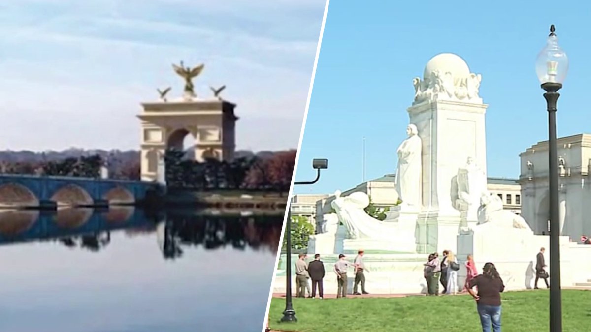 Trump showcases DC renovations at Cabinet meeting, suggests fixes to WWII memorial